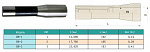     R8 (7/16"- 20UNF)  3    